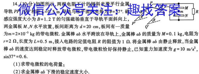 T2·2024年陕西省初中学业水平考试模拟试卷A数学