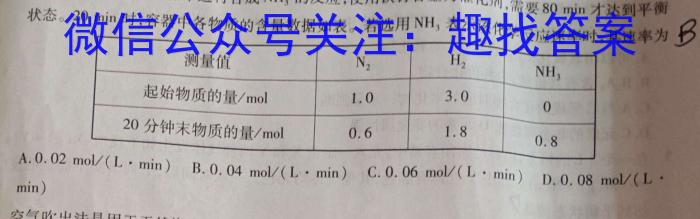 广东省2023-2024学年高三质量检测(一)化学
