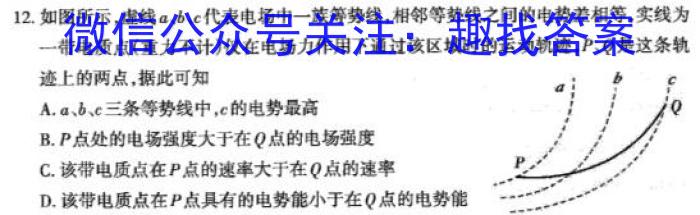 河南2024届高三年级8月入学联考（23-10C）英语试卷及参考答案.物理