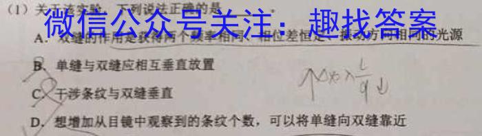 高2024届[南充二诊]四川省南充市高考适应性考试(二诊)数学