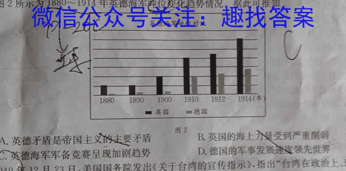 湖南省长沙市长郡中学2023-2024学年高一上学期入学考试历史