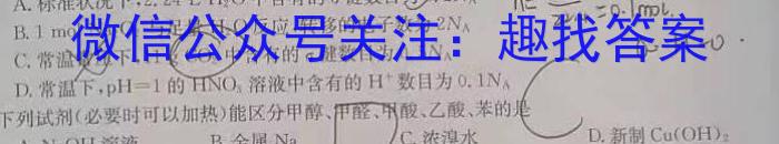 山西省孝义市2024-2023学年第二学期七年级期末质量监测试（卷）化学