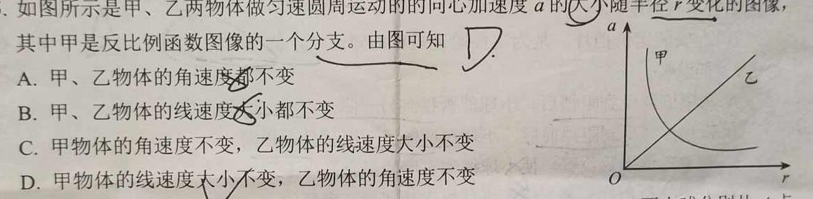 江西省宜春市高安市2023-2024学年度上学期七年级期末质量监测数学.考卷答案