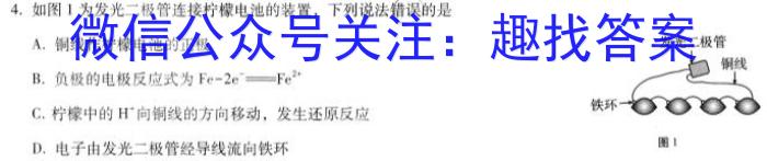 吉林省"BEST合作体"2024-2023学年度高一年级下学期期末化学