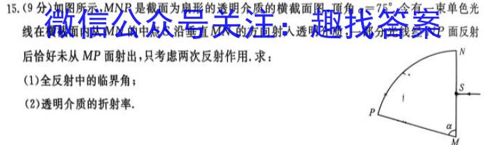 河南省2023-2024学年九年级第二学期模拟(一)数学