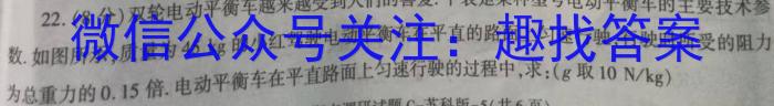 学科网2024届高三10月大联考(全国乙卷)数学