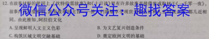 2024届广西南宁市普通高中高三上学期8月教学质量调研历史