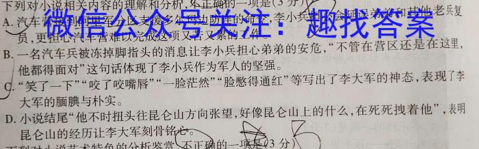 湛江第一中学2024届高三开学考试语文