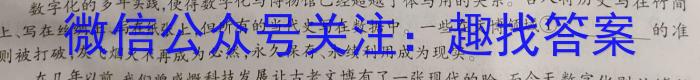 福建省漳州市2022-2023学年(下)高二期末高中教学质量检测语文