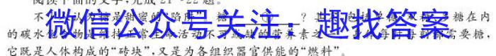 云南省2023~2024学年高三年级开学考(24-08C)语文