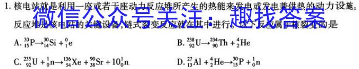 2024年山西省初中学业水平测试信息卷（二）英语