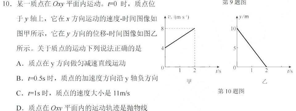 "2024年全国普通高等学校招生统一考试·A区专用