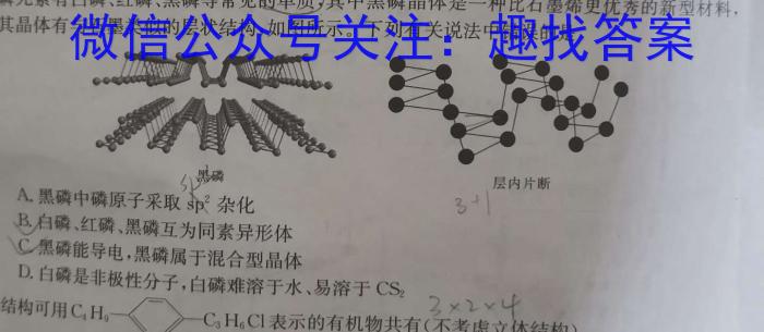 q东北育才学校科学高中部2023-2024学年度高三高考适应性测试(一)化学