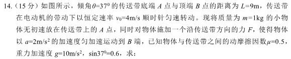 河北省邢台市2023-2024学年高三(上)期末测试(24-233C)数学.考卷答案