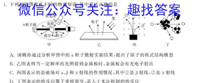 河南2024届高三年级8月入学联考（23-10C）理科数学试卷及参考答案q物理