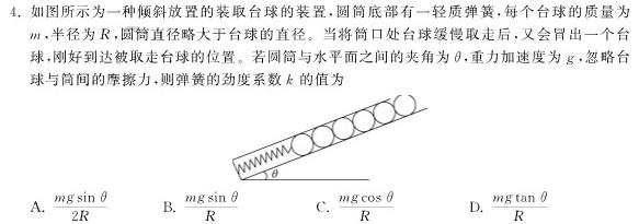 安徽省示范高中培优联盟2024年春季联赛(高一)数学.考卷答案