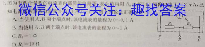 甘肃省天水市麦积区某校2024-2025学年第一学期九年级暑期测试卷数学