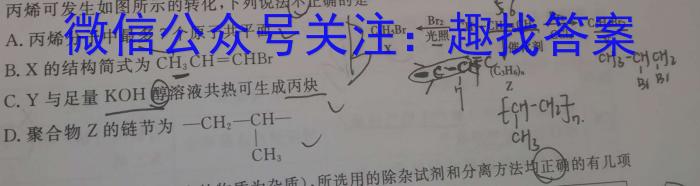 3湖南省长沙市第一中学2024届高三上学期月考（一）化学