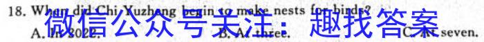 2024届陕西省榆林市“府、米、绥、横、靖”五校联考（232804Z）英语