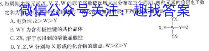 q全国大联考2024届高三第一次联考（1LK·新教材老高考）化学