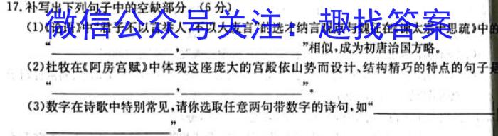 宜昌市、荆门市、荆州市、恩施州2024届高三起点考试语文