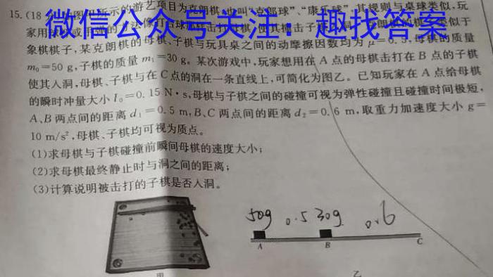 河北省保定市2023-2024学年高三第二次模拟考试(24-453C)数学