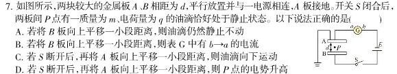 安徽省2024届第一学期九年级12月阶段练习数学.考卷答案