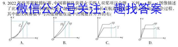 山西省2023~2024学年度高三8月质量检测（243006D）物理`