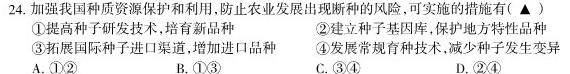 2024届浙江省强基联盟高三仿真模拟(一）23-FX13C政治y