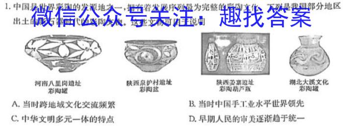 河南省2024届高三年级8月入学考试历史