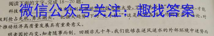 [今日更新]山西省2023-2024学年度九年级阶段评估（A）语文