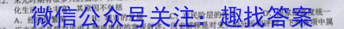 河南2024届高三年级8月入学联考（23-10C）化学试卷及参考答案历史