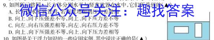 安徽省卓越县中联盟2024届高三5月联考数学