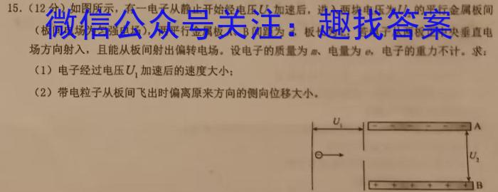 2023-2024学年度湘楚名校高二下学期5月联考(9215B)数学