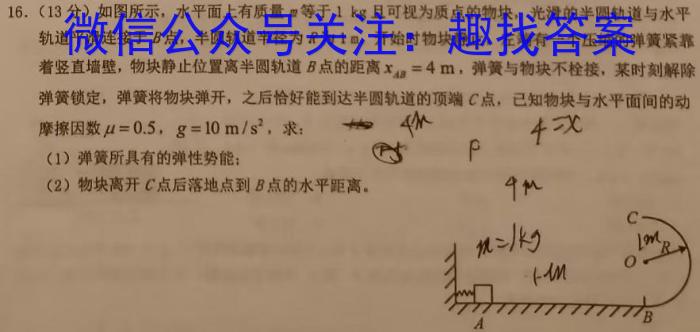 高才博学 河北省2023-2024学年度九年级第一学期素质调研四数学