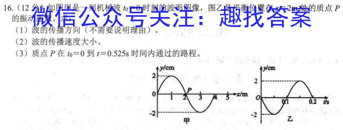 安徽省安庆市2023-2024学年度九年级正月联考综合素质调研数学
