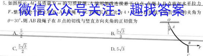 2024届名校大联盟·高三月考卷（二）数学.