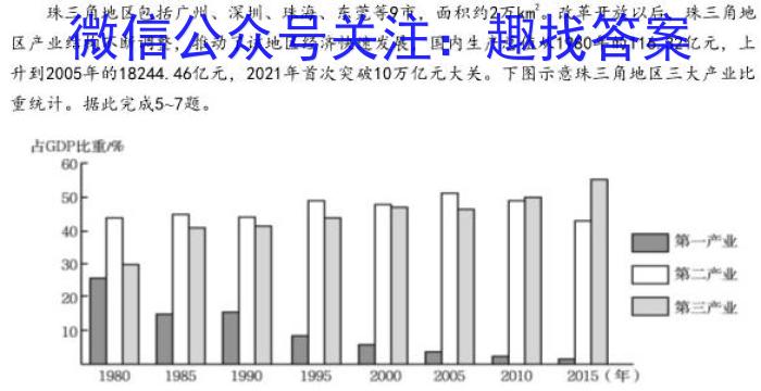 炎德英才大联考 雅礼中学2024届高三月考试卷(一)&政治