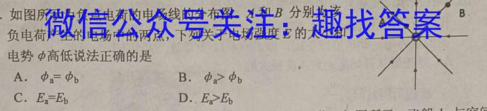 湖南省岳阳县第一中学2023-2024学年高三上学期入学考试物理`