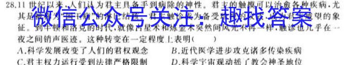 安徽省阜阳市2022/2023（下）八年级期末检测试卷历史