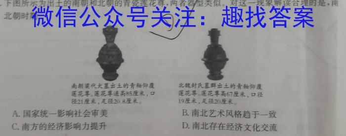山东省菏泽市成武县南鲁学校2023-2024学年度九年级上学期开学考试（政治）