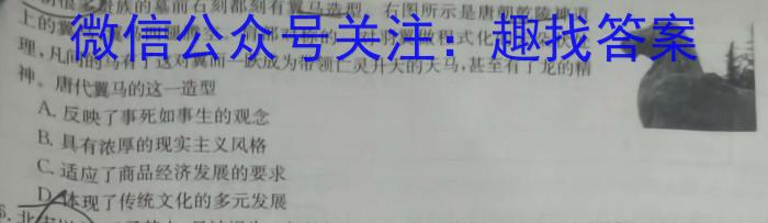 衡水金卷先享题 月考卷 2023-2024上学期高三年一调历史