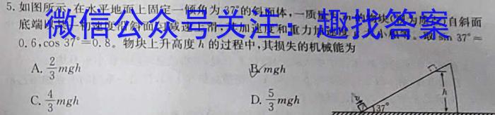 百师联盟2023届高三二轮复习联考(一)全国卷数学文理