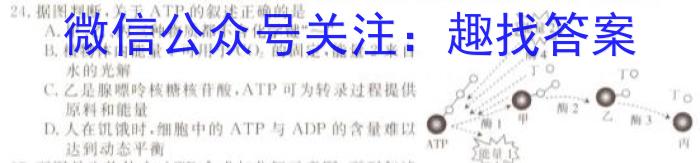 2024届广东省高三8月联考生物