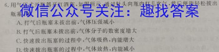 天一大联考 2024届安徽省普通高中高三春季阶段性检测英语