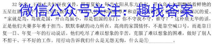 安徽省宣城市2022-2023学年度七年级第二学期期末教学质量监测语文