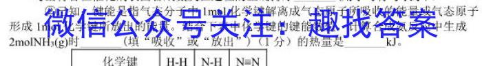 q湖北省高中名校联盟2023-2024学年高三上学期第一次联合测评化学