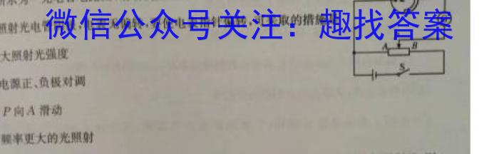 山东省2024年普通高等学校招生全国统一考试测评试题(四)4数学