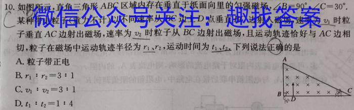 2023-2024学年安徽省高三考试8月联考(AH)数学.