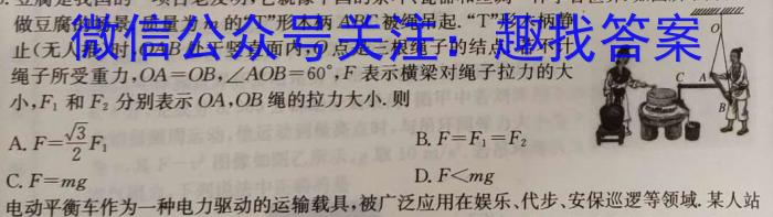 2024年广西壮族自治区普通高中学业水平选择性考试冲刺压轴卷(二)数学